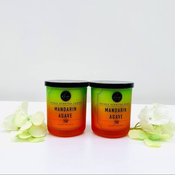 DW Home Scented Candle Mandarin Agrave Bundle of 2 - Picture 3 of 6